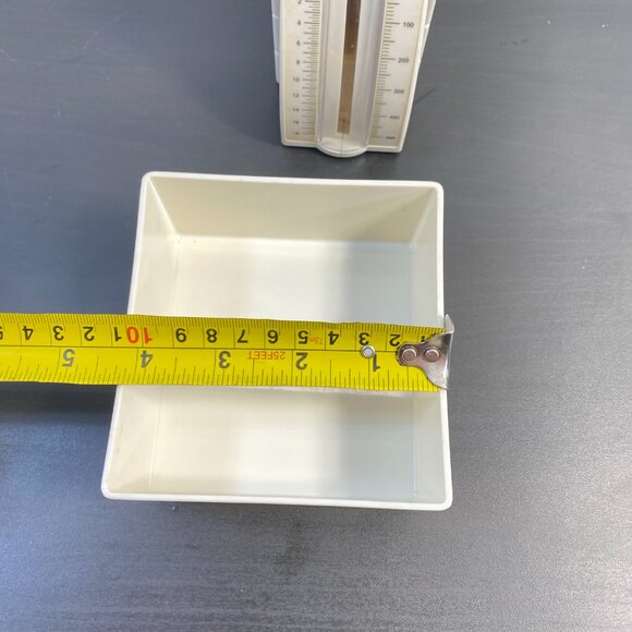 Vanilla White Plastic TERRAILLON Kitchen Scales, Max 500 G, Working, Vintage - Picture 6 of 10